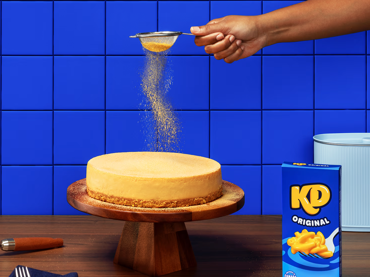 Kraft Dinner Cheesecake